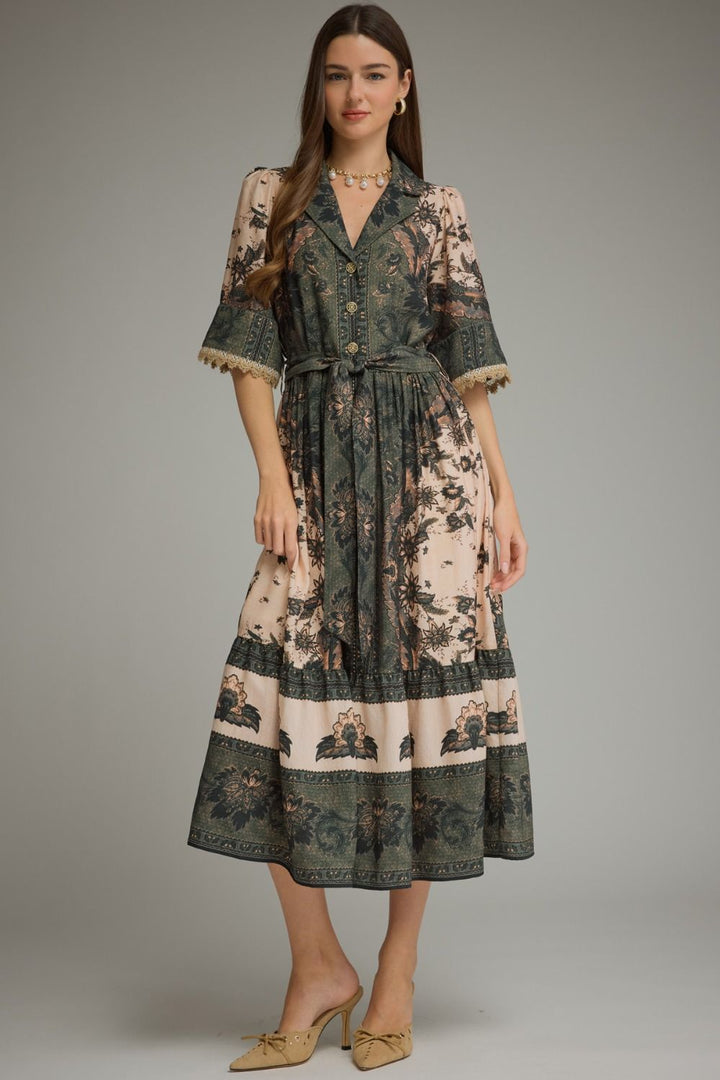 Bohemian Paisley Dress