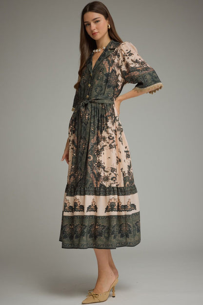 Bohemian Paisley Dress