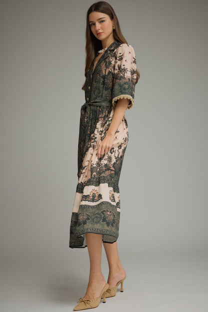 Bohemian Paisley Dress