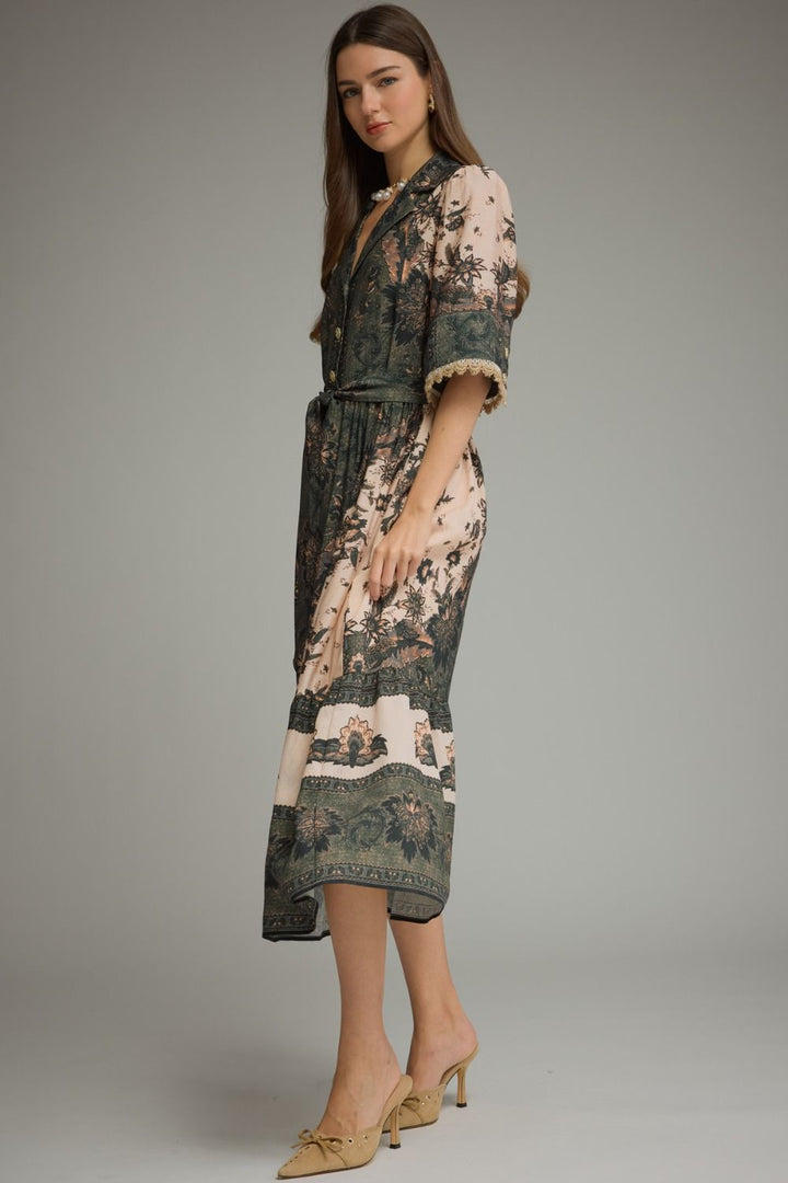 Bohemian Paisley Dress