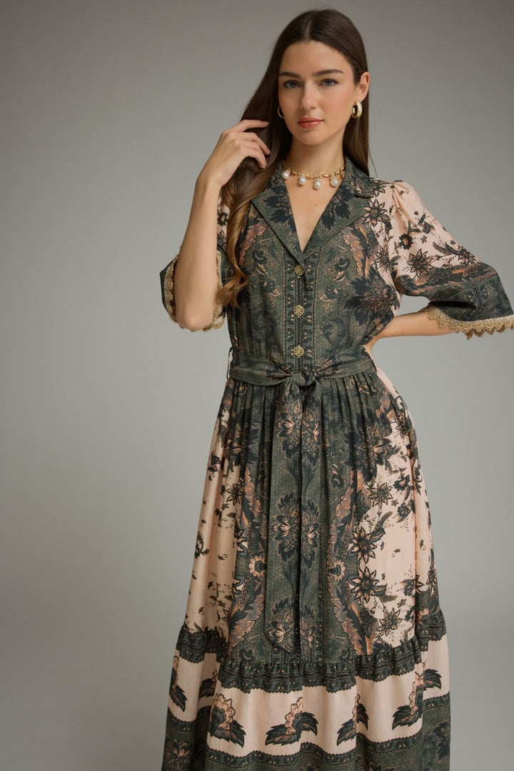 Bohemian Paisley Dress