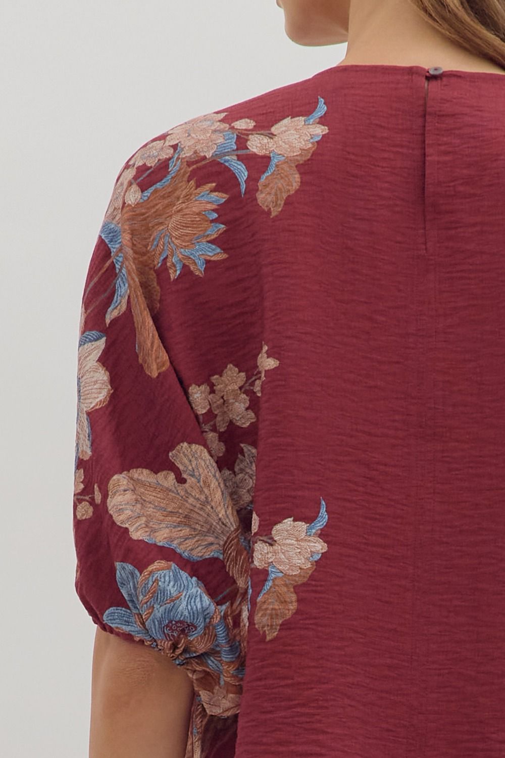 Botanical Sleeve Top