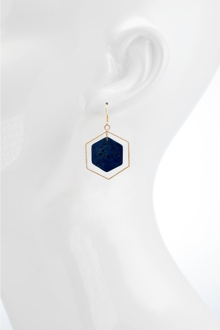 Hexagon Stone Dangle