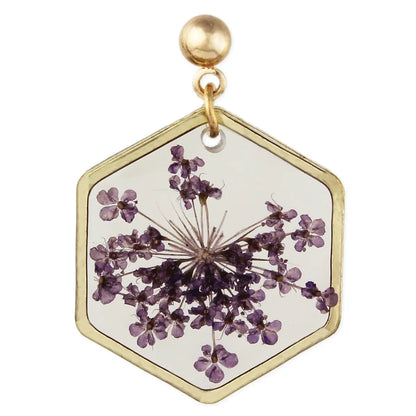 Pressed Flowers Earring Collection