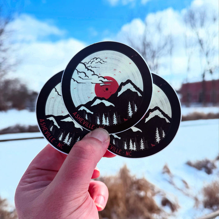 Mountain LP Sticker