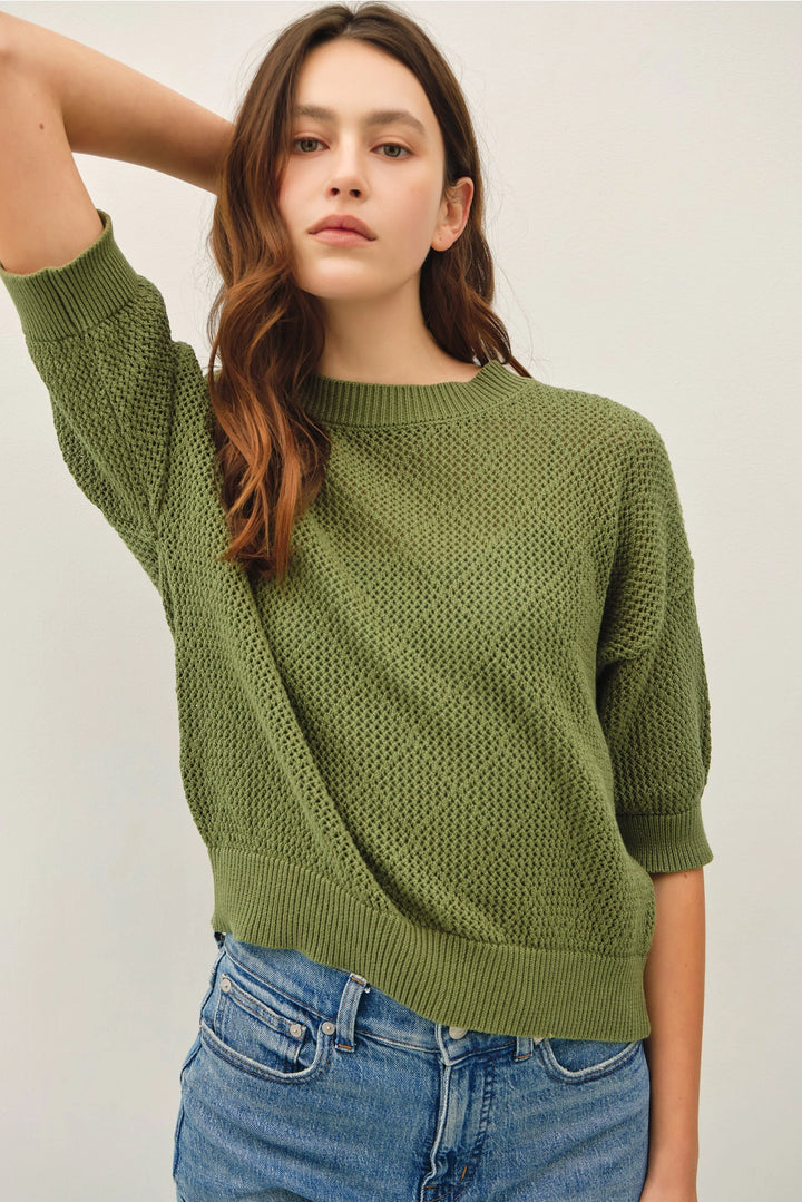 Diamond Stitch Knit top