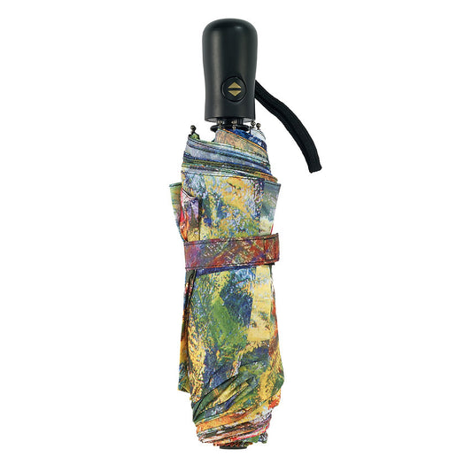 Large Willow At Giverny by Monet Folding Umbrella