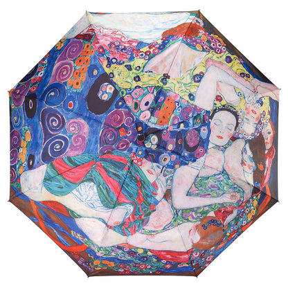 The Maiden by Klimt - Folding Umbrella