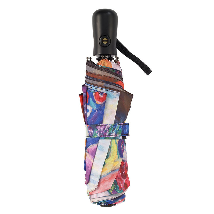The Maiden by Klimt - Folding Umbrella