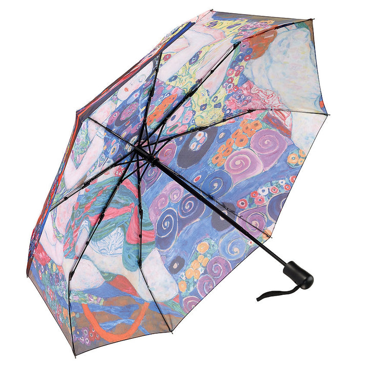 The Maiden by Klimt - Folding Umbrella
