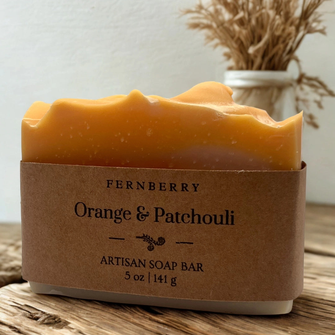 Fernberry Vegan Soap Slice - Orange + Patchouli