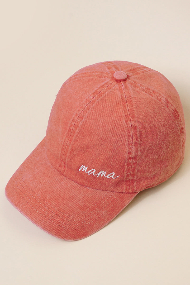 'Mama' Embroidered Baseball Cap