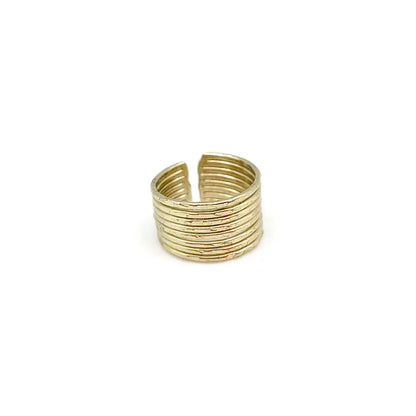 Anju Adjustable Brass Ring