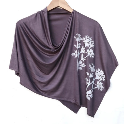 Hand Printed Lightweight Poncho