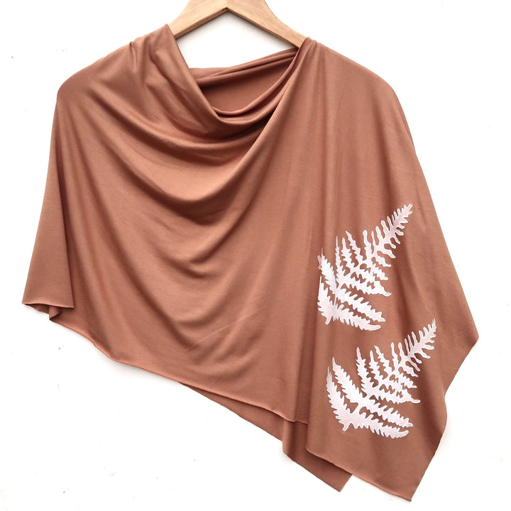 Hand Printed Lightweight Poncho