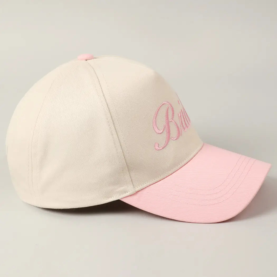 'Bride' Embroidered Ball Cap