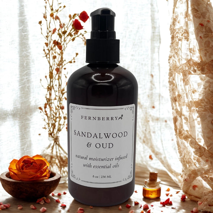 Fernberry Vegan Lotion - Sandalwood & Oud