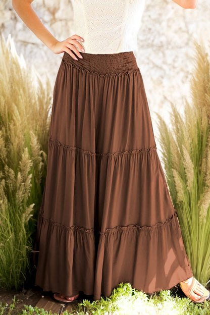 Tiered Palazzo Pants