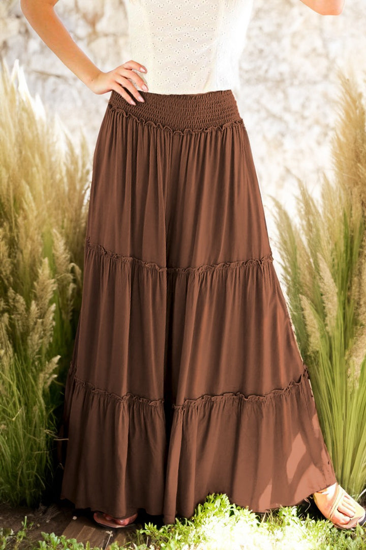 Tiered Palazzo Pants