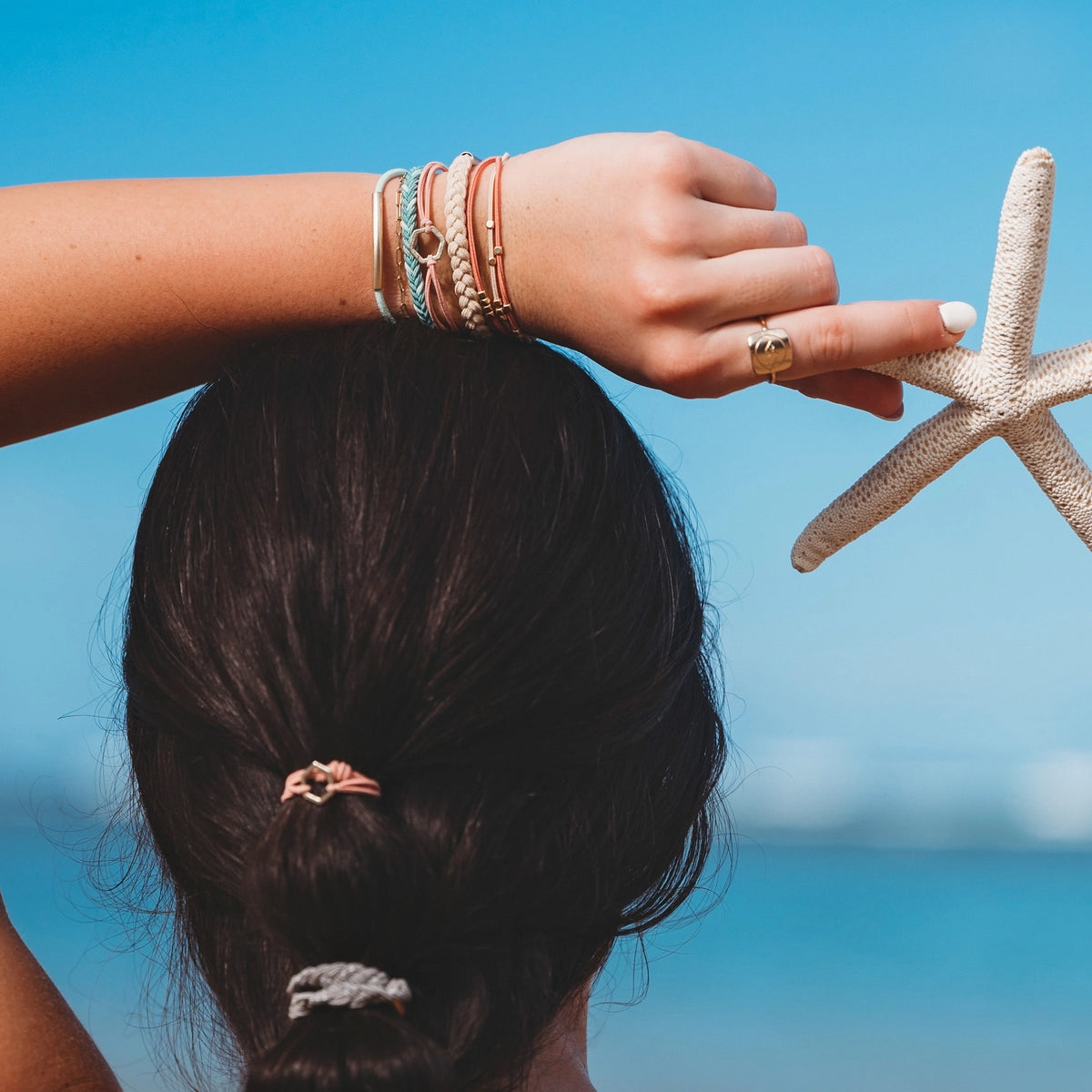 Athleisure Bracelet + Hair Tie Set