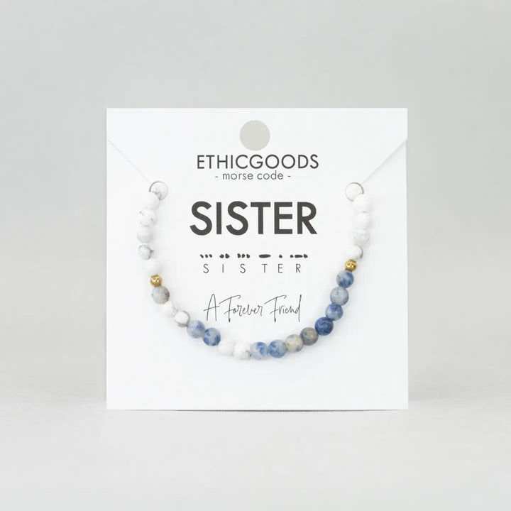 Morse Code Bracelet - SISTER