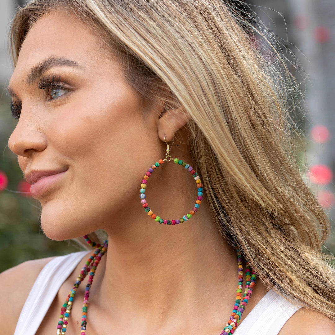Aasha Large Hoop Earrings