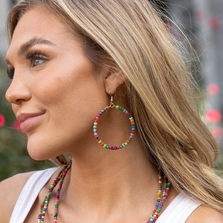 Aasha Large Hoop Earrings
