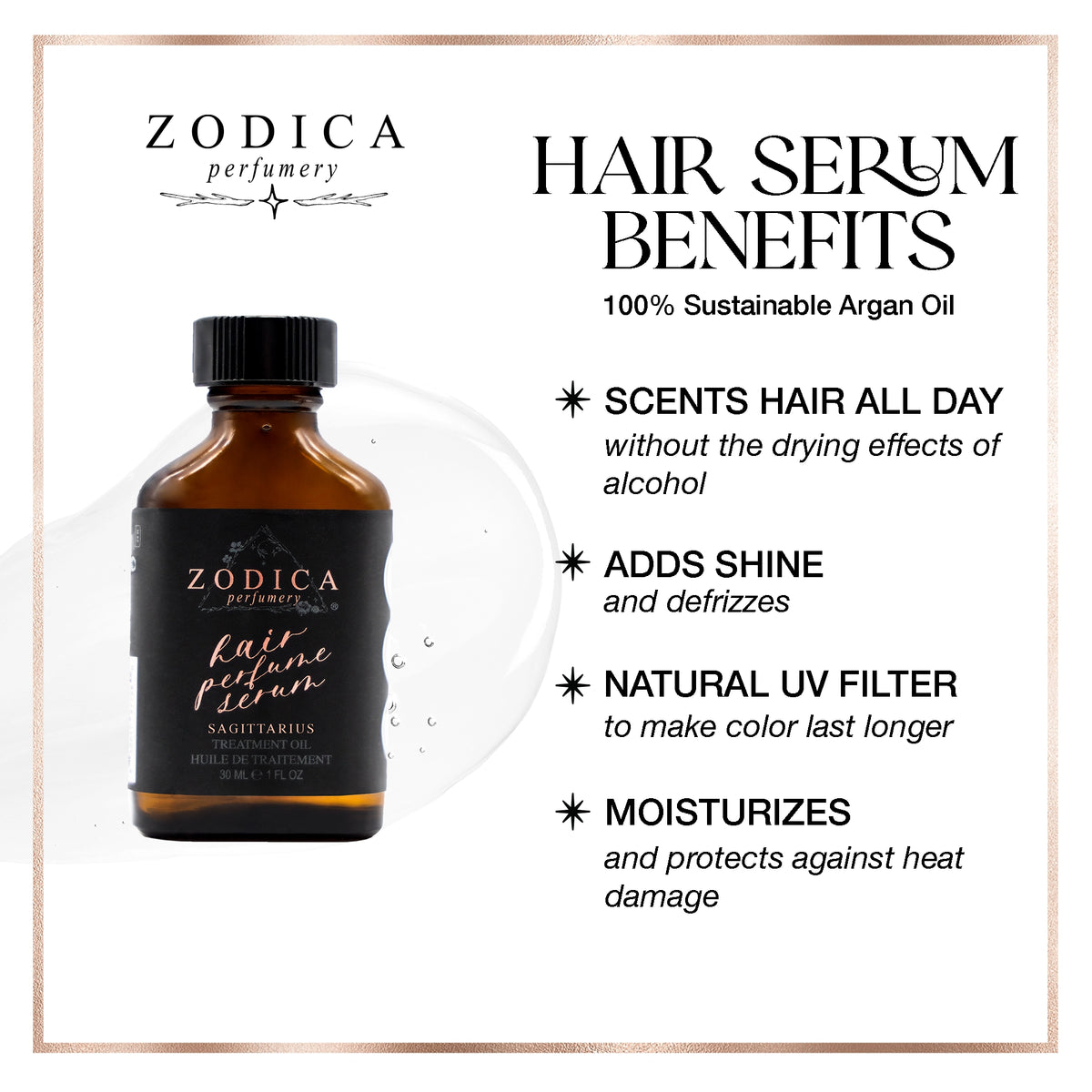 Zodica Hair Perfume Serum - 2 oz