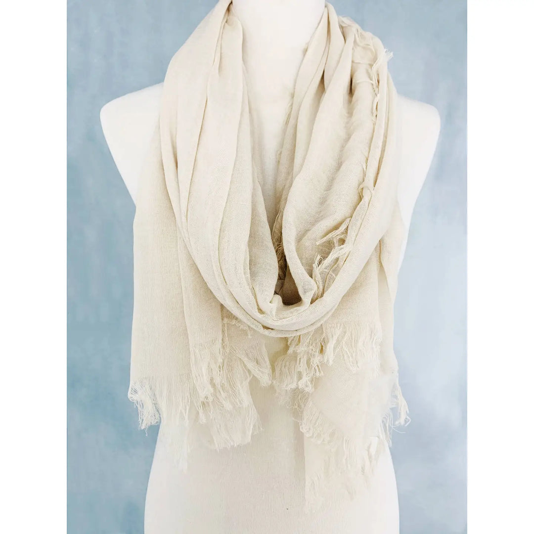 Soft Cotton Lightweight Scarf