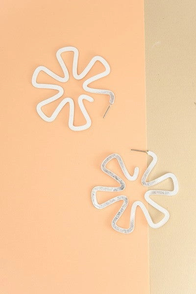 Open Work Floral Hoop