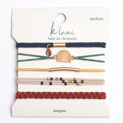 Athleisure Bracelet + Hair Tie Set