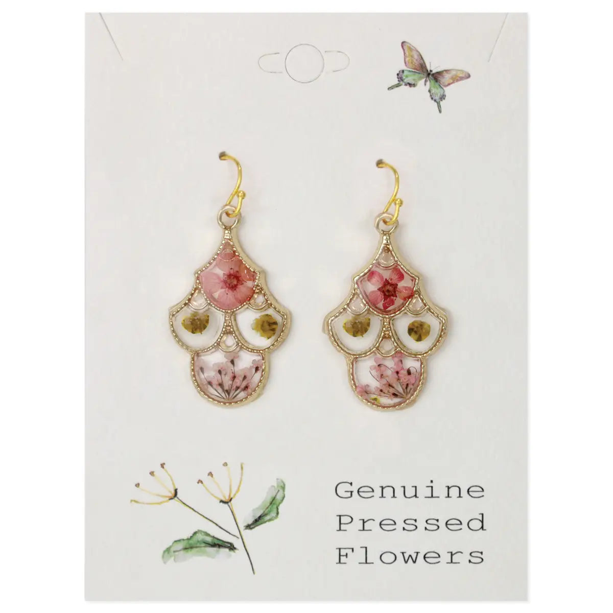 Pressed Flowers Earring Collection