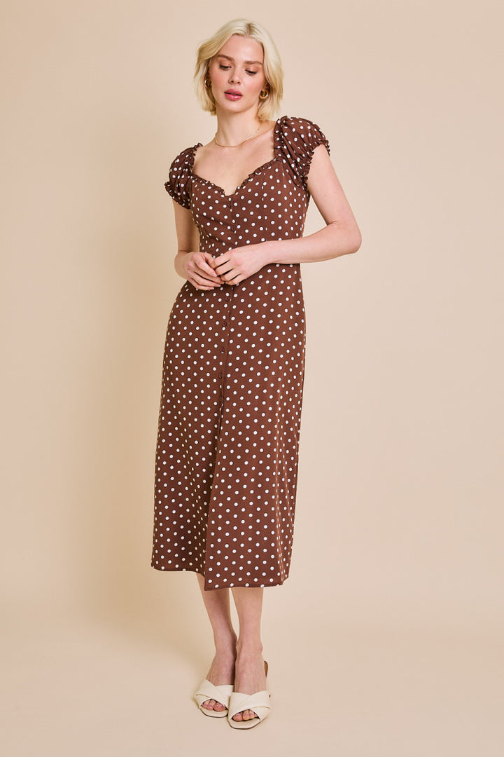 Vintage Style Polka Dot Dress