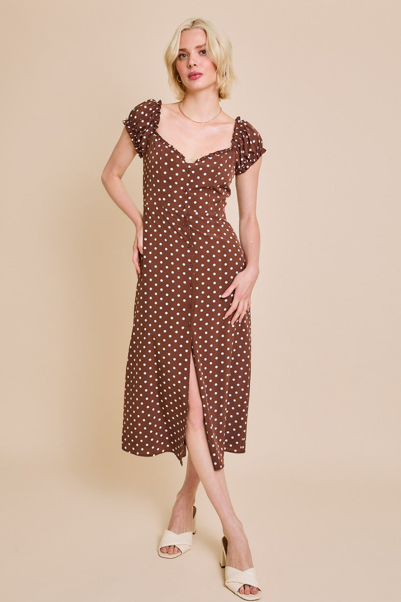 Vintage Style Polka Dot Dress