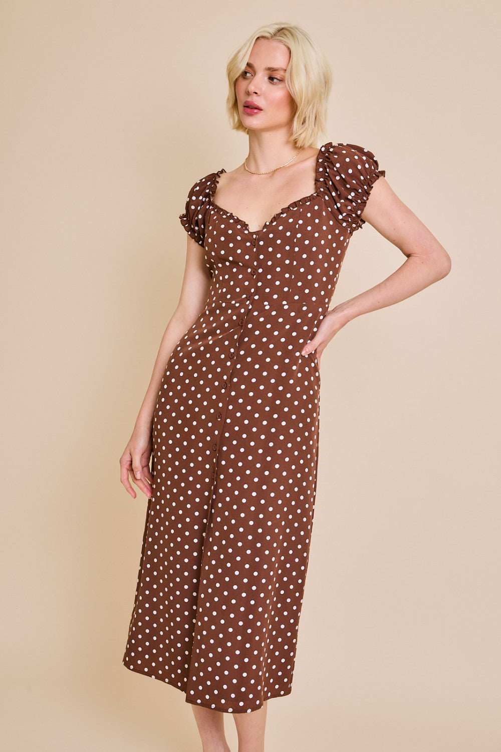 Vintage Style Polka Dot Dress