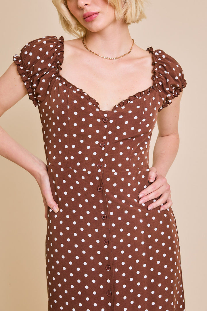 Vintage Style Polka Dot Dress