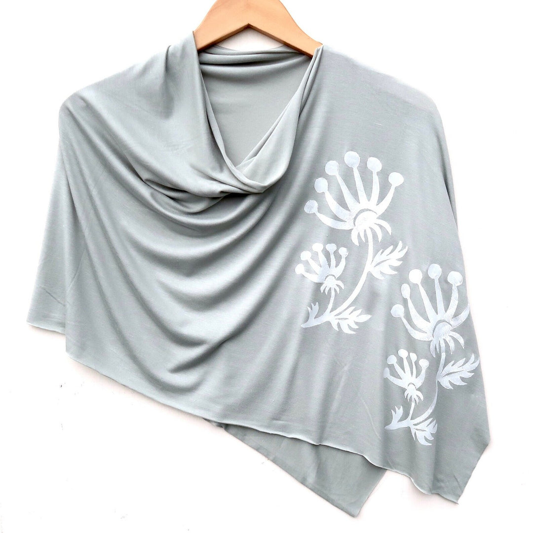 Hand Printed Lightweight Poncho