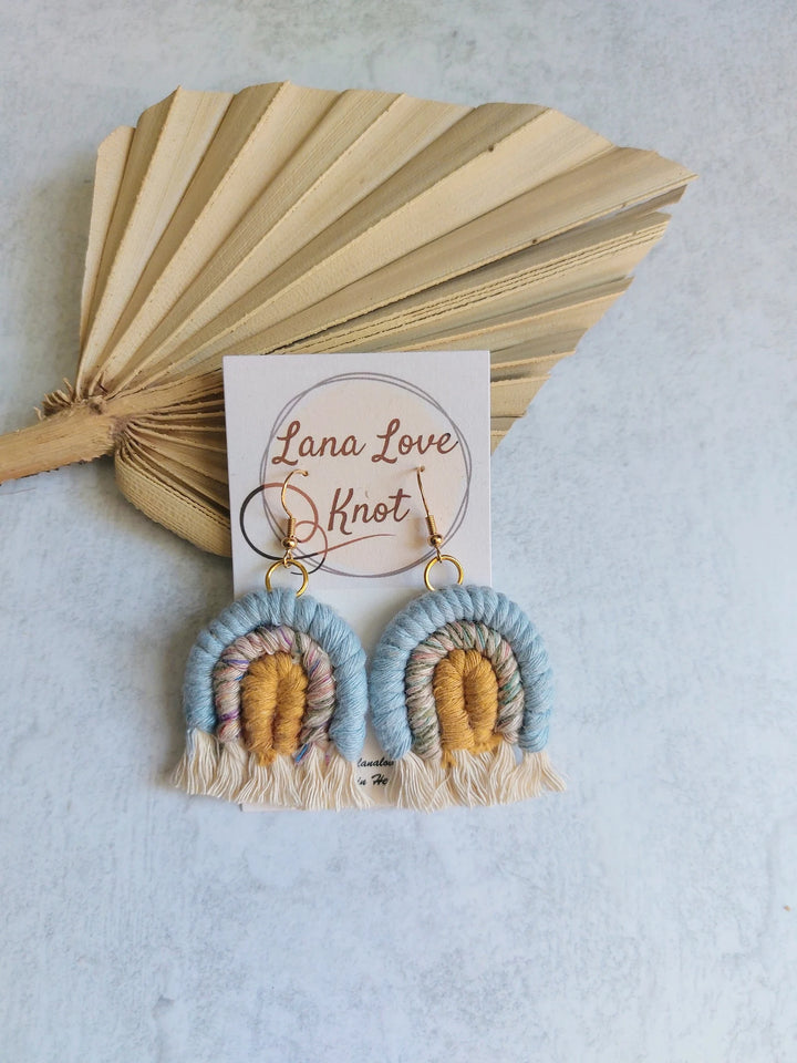 Macramé Rainbow Dangles