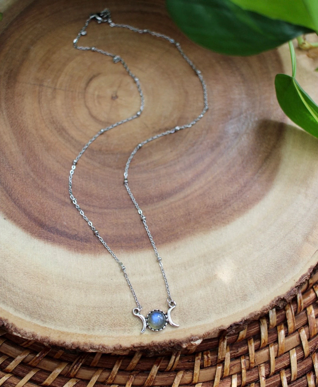 Dainty Triple Moon Necklace