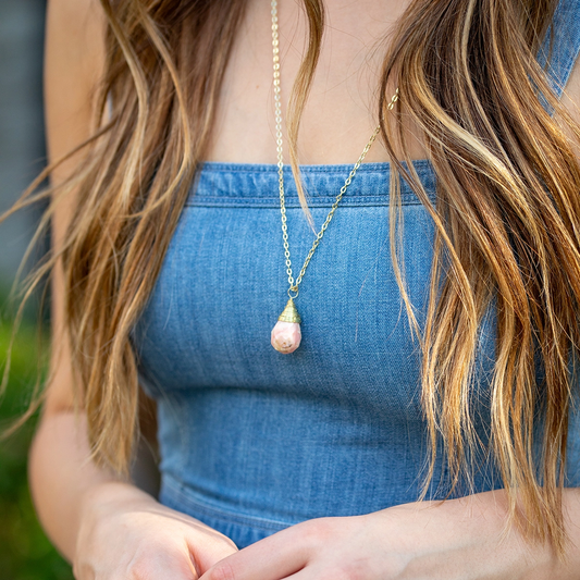 Anju Wire Wrapped Gemstone Necklace