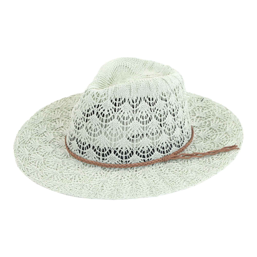 Horseshoe Lace Panama Hat