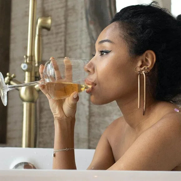 Long Snakechain Bow Studs