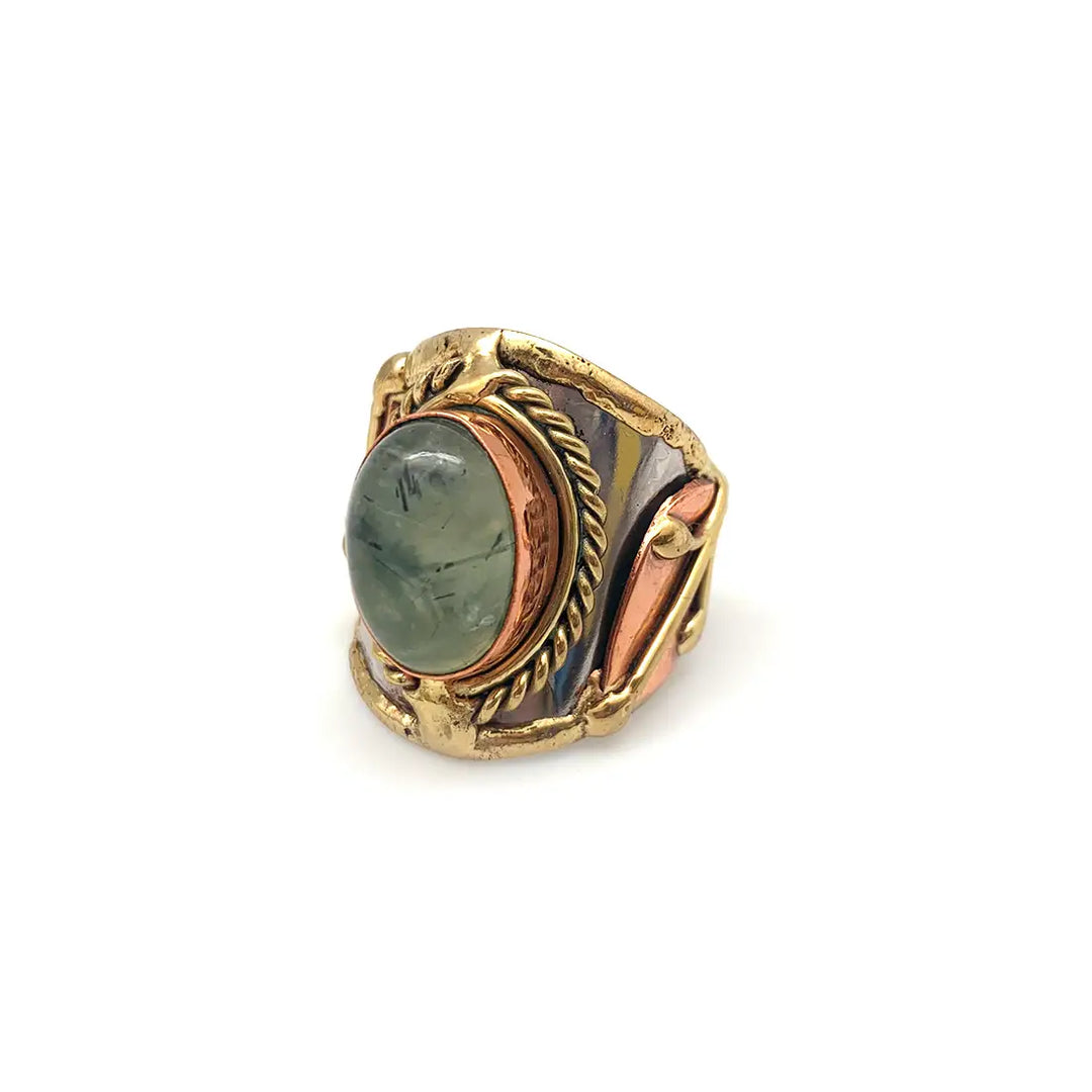 Anju Oval Stone Ring