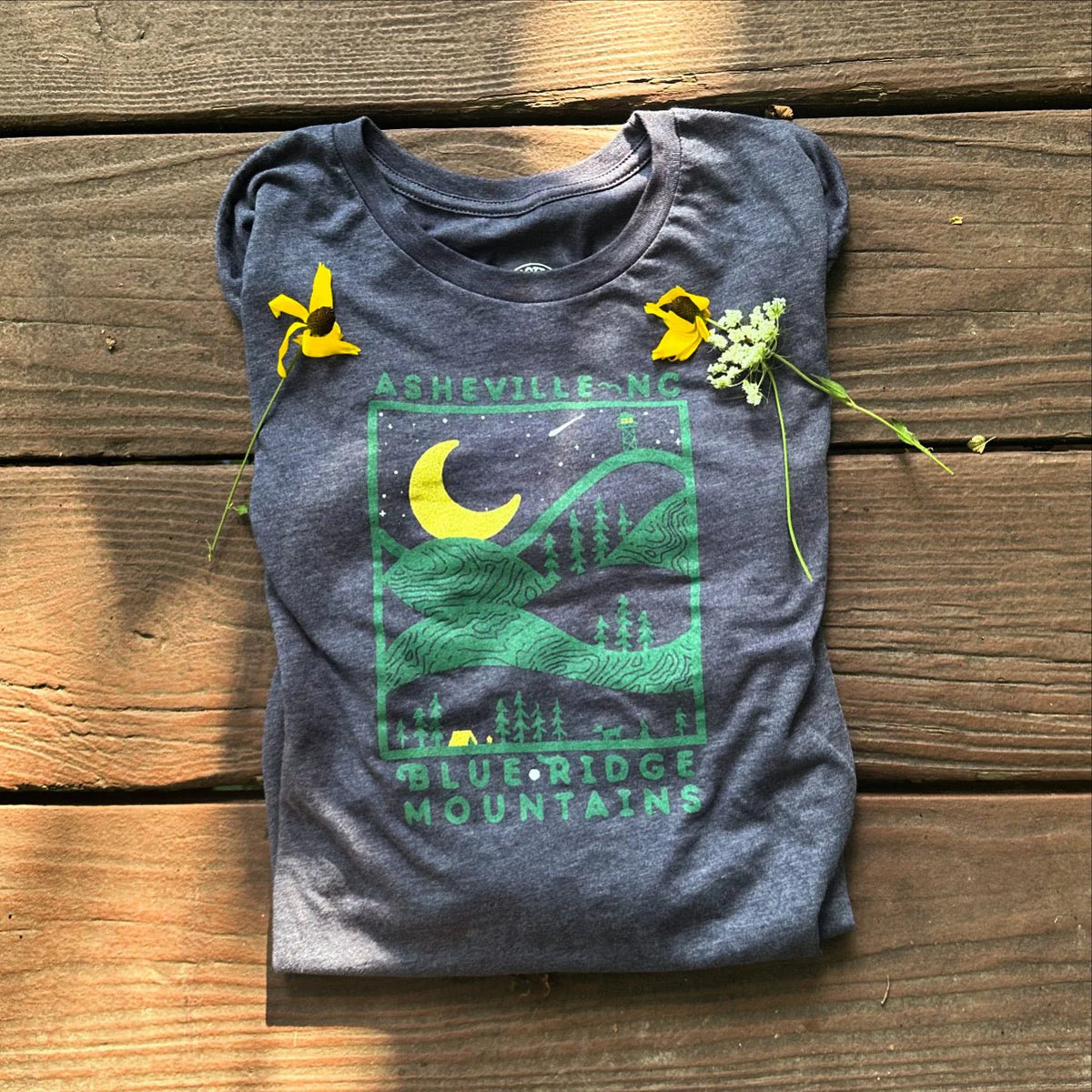Asheville Night Ridge Longsleeve Tee