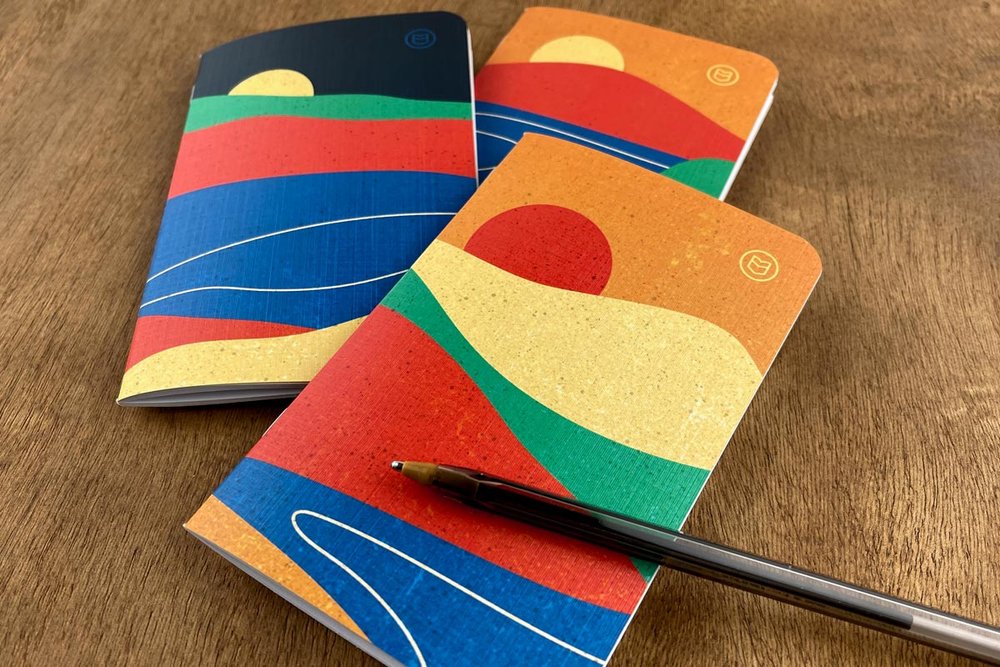 Pockitudes Gratitude Journal 'Drift' 3-Pack