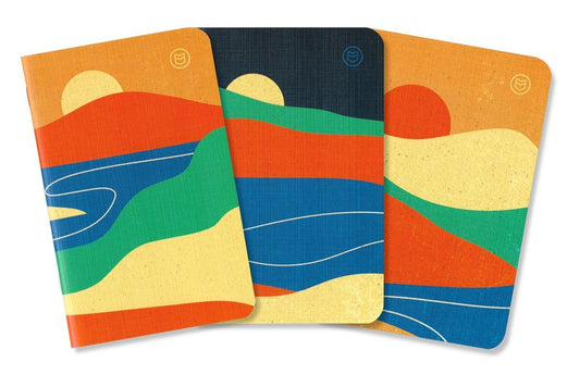 Pockitudes Gratitude Journal 'Drift' 3-Pack