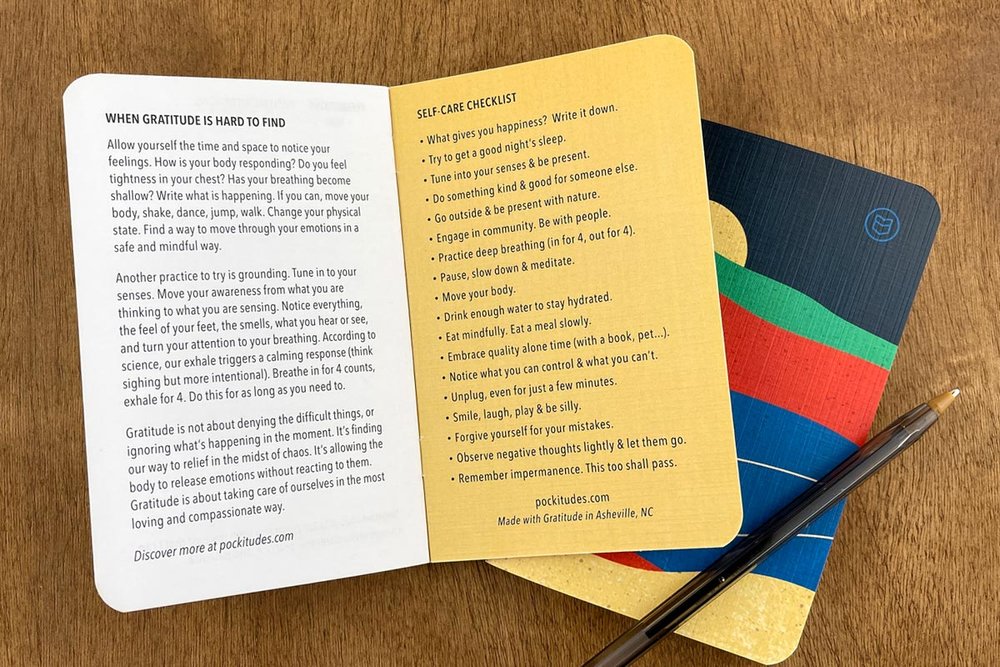 Pockitudes Gratitude Journal 'Drift' 3-Pack