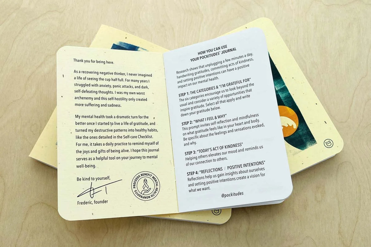 Pockitudes Gratitude Journal - 'Rising' 3-Pack