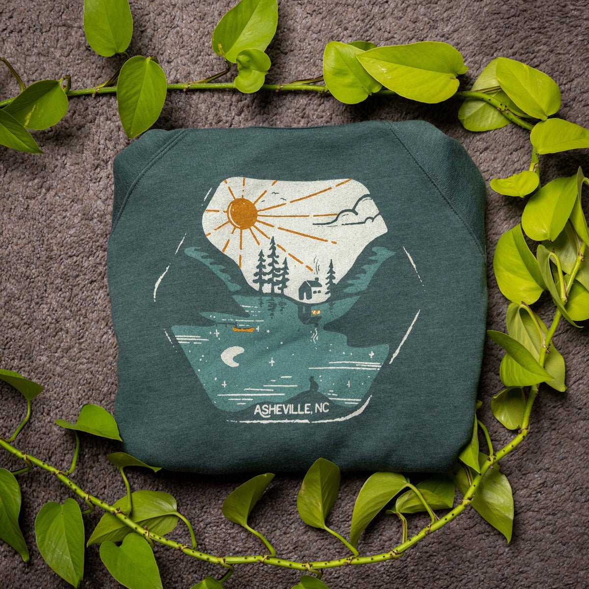Asheville 'Reflection' Crewneck Sweatshirt
