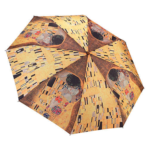 The Kiss by Klimt - Folding Umbrella
